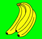 Dibujo Plátanos pintado por fernaanda