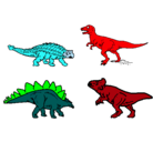 Dibujo Dinosaurios de tierra pintado por SAULALEJAdro
