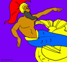 Dibujo Poseidón pintado por pablobuendia