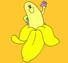 Dibujo Banana pintado por alexandra
