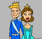 Dibujo Príncipe y princesa pintado por brittanyrichelle