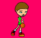 Dibujo Jugadora de básquet pintado por ainara5