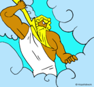 Dibujo Dios Zeus pintado por pablobuendia