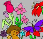 Dibujo Fauna y flora pintado por calabazasin