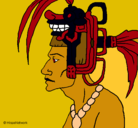 Dibujo Jefe de la tribu pintado por jardel