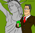 Dibujo Estados Unidos de América pintado por ANDRES