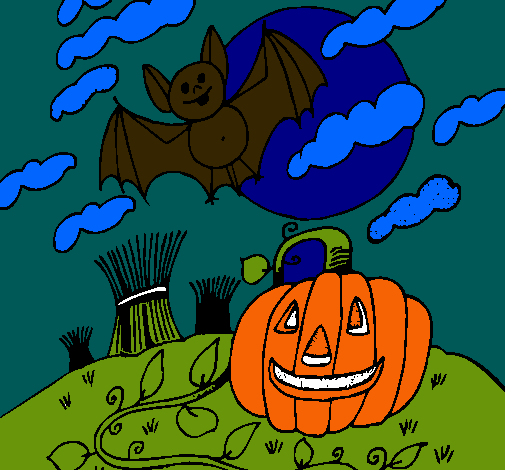 Paisaje de Halloween