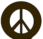 Dibujo Símbolo de la paz pintado por lubi