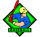 Dibujo Logo de béisbol pintado por raxil