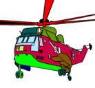 Dibujo Helicóptero al rescate pintado por KIKHKMKJKH