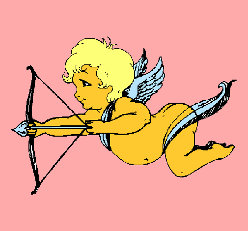 Cupido volando