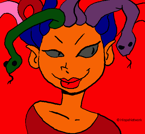 Mujer medusa