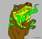 Dibujo Velociraptor II pintado por LEO