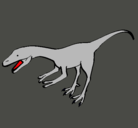 Dibujo Velociraptor II pintado por facuyuli