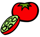 Dibujo Tomate pintado por josuerosalino