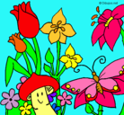 Dibujo Fauna y flora pintado por georgette