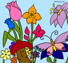 Dibujo Fauna y flora pintado por martha