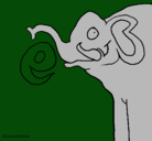Dibujo Elefante pintado por miguelangel