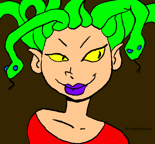 Mujer medusa