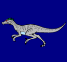 Dibujo Velociraptor pintado por salomon