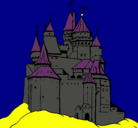 Dibujo Castillo medieval pintado por Rex