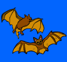 Dibujo Un par de murciélagos pintado por sandrahidalgo