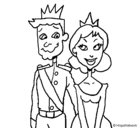 Dibujo Príncipe y princesa pintado por Noeliz