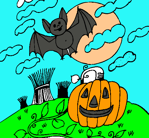 Paisaje de Halloween