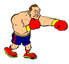 Dibujo Boxeador pintado por sahiry2
