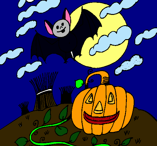 Paisaje de Halloween