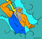 Dibujo Dios Zeus pintado por pablobuendia