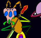 Dibujo Hormiga alienigena pintado por Delaram