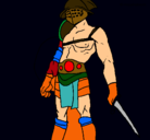 Dibujo Gladiador pintado por jaimeantoniomoralesa.
