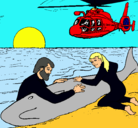 Dibujo Rescate ballena pintado por fabrizio