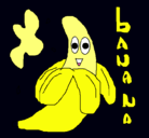 Dibujo Banana pintado por victoria