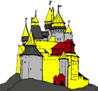 Dibujo Castillo medieval pintado por marco