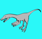 Dibujo Velociraptor II pintado por michelle