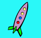 Dibujo Cohete II pintado por joseabran