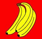 Dibujo Plátanos pintado por fabrizio