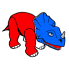 Dibujo Triceratops II pintado por SAULALEJAdro
