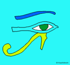 Dibujo Ojo Horus pintado por mariopablo