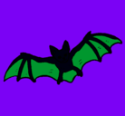 Dibujo Murciélago volando pintado por YERAY