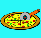 Dibujo Pizza pintado por nelson