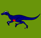 Dibujo Velociraptor pintado por benjamincontreras