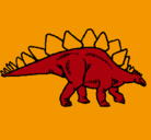 Dibujo Stegosaurus pintado por joseandres