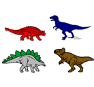 Dibujo Dinosaurios de tierra pintado por juampablo