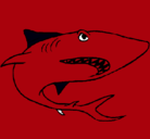 Dibujo Tiburón pintado por NAYARAORTEGACANO
