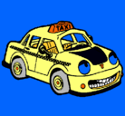 Dibujo Herbie Taxista pintado por abimael