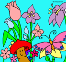 Dibujo Fauna y flora pintado por seira