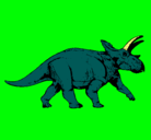 Dibujo Triceratops pintado por LITZY